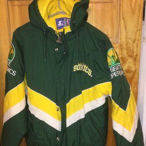 Vintage Deadstock Starter Seattle Supersonics NBA Jacket Sz M (10/10 condition)